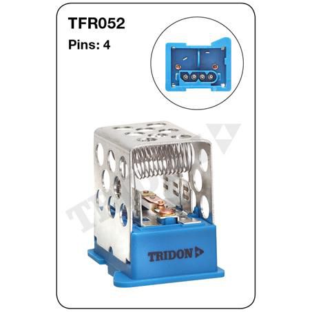 Tridon — Tridon Heater Fan Resistor — part number TFR052