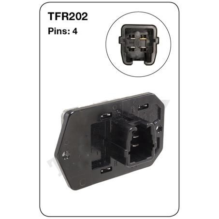 Tridon — Tridon Heater Fan Resistor — part number TFR202