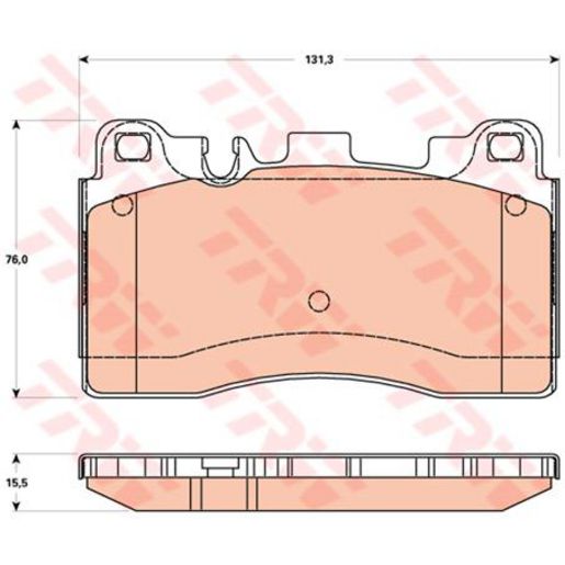 TRW — TRW Brake Pads Set — part number GDB1906
