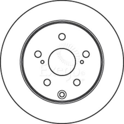 TRW — TRW Disc Brake Rotor 281mm x 10.5 Min — part number DF4829S