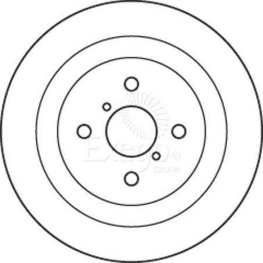 TRW — TRW Disc Brake Rotor 278mm x 7 Min — part number DF4800S