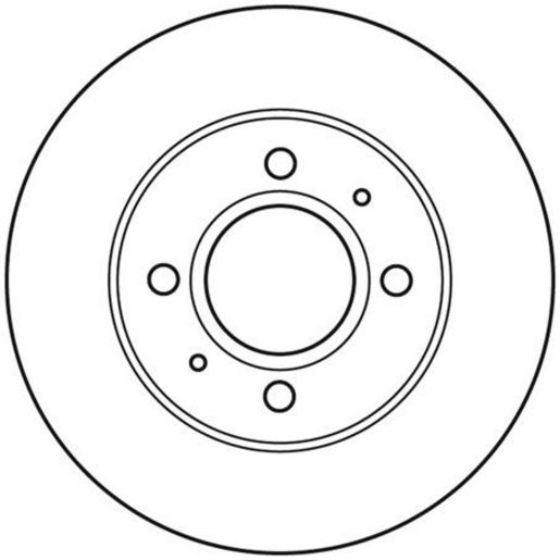 TRW — TRW Brake Rotor 234mm x 16 Min — part number DF4892S