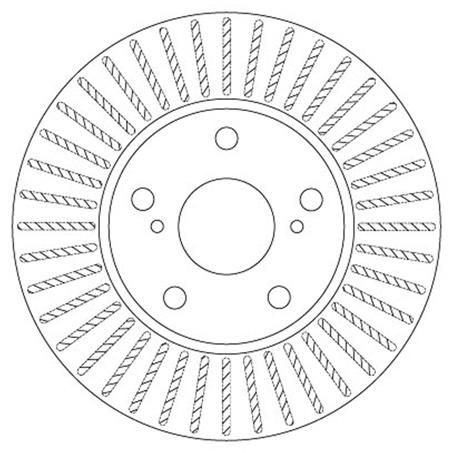 TRW — TRW Brake Rotor 277mm x 23 Min — part number DF6679S