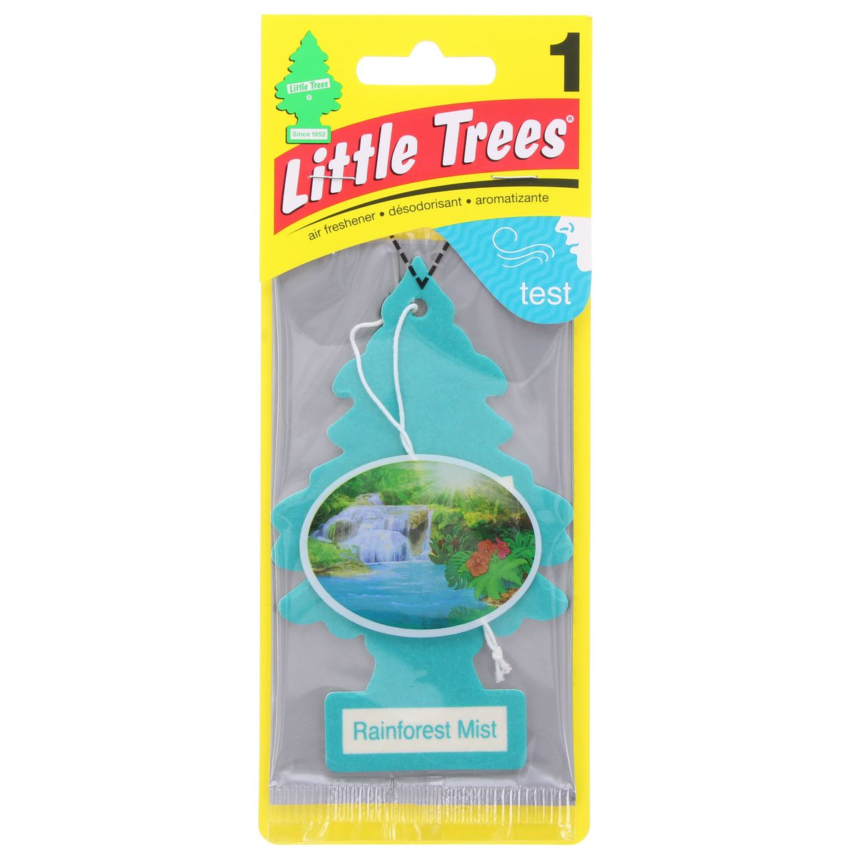 LITTLE TREES — Little Trees Car Air Freshener - Rainforest Mist Scent 1pc — part number U1P-10106