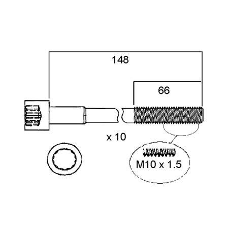 Permaseal — Permaseal Head Bolt Set — part number HBS201