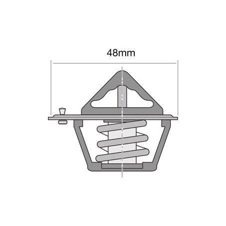 Tridon — Tridon Thermostat 48mm - 82 Degrees C — part number TT565-180