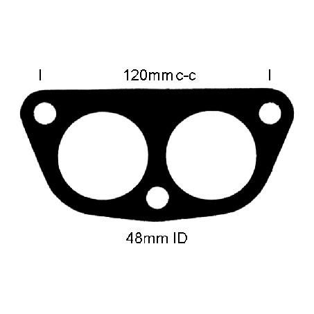 Permaseal — Permaseal Exhaust Manifold Gasket — part number EPG162