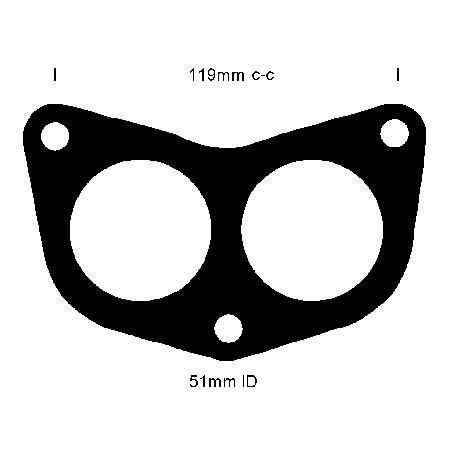 Permaseal — Permaseal Exhaust Flange Gasket — part number EPG199