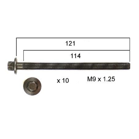 Permaseal — Permaseal Cylinder Head Bolt Set — part number HBS279