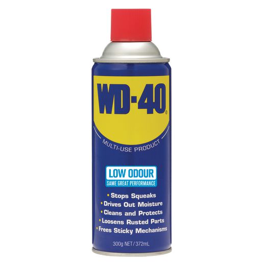 Wd-40 — WD40 Multi Purpose Lubricant Low Odour 300g — part number WD61176