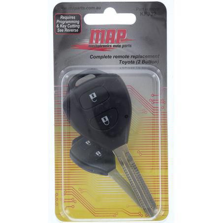 MAP — MAP Complete Car Remote - 2 Button - Inc Electronics, Req Programming & Key Cutting — part number KF332