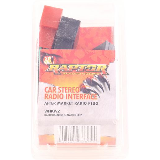 RAPTCA — Raptor Radio Wiring Harness Kenwood Tuners 2017 - Onwards — part number WHKW2