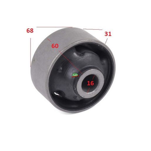 Sas Auto Parts — SAS Front Lower Arm Rear Bush — part number BU292