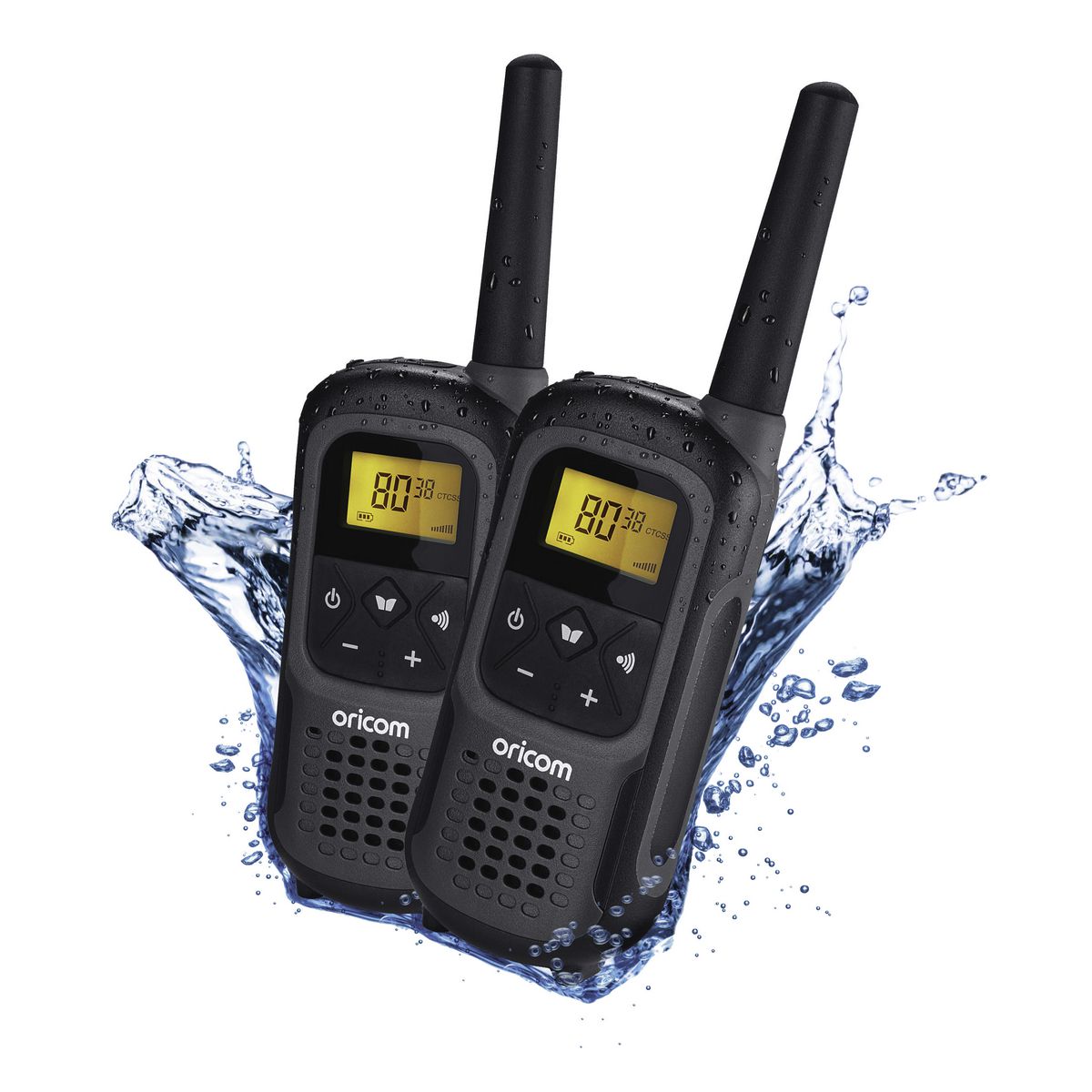 ORICOM — Oricom UHF CB Handheld Radio Twin Pack — part number UHF2500-2GR