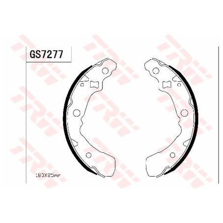 TRW — TRW Brake Shoe 180mm x 31mm — part number GS7277