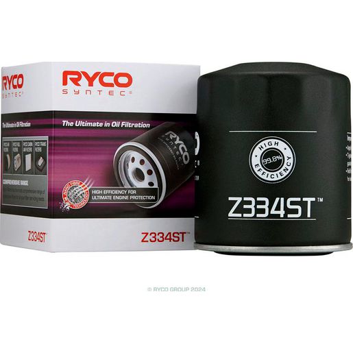 Ryco Filters — Ryco SynTec Spin-On Oil Filter — part number Z334ST