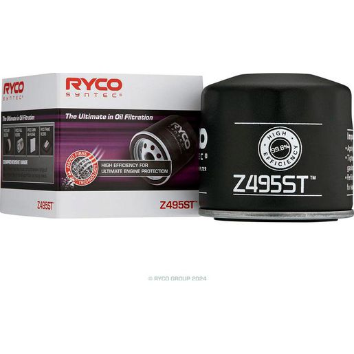 Ryco Filters — Ryco SynTec Spin-On Oil Filter — part number Z495ST
