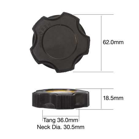 Tridon — Tridon Oil Filler Cap — part number TOC504