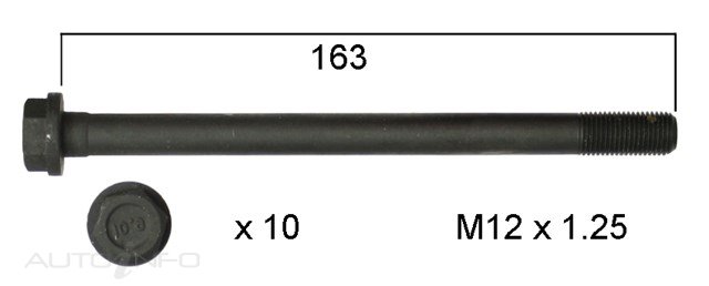 Permaseal — Permaseal Cylinder Head Bolt Set — part number HBS295