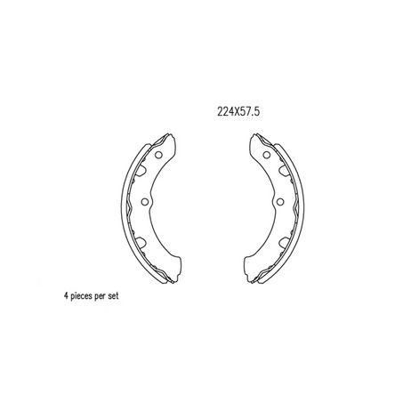 TRUSTOP — Trustop Brake Shoes — part number TSS7079