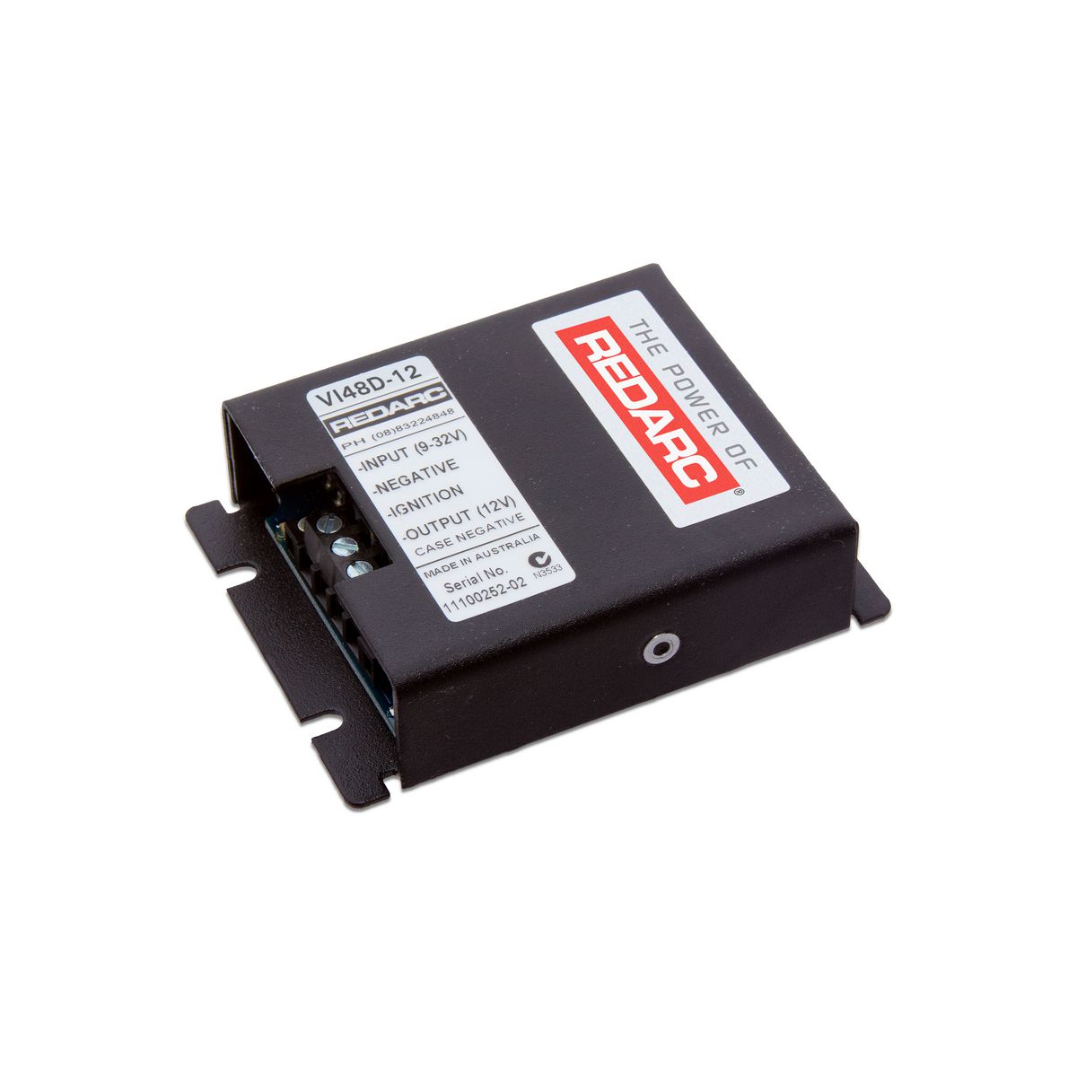 REDARC — Redarc Voltage Stabiliser 9 - 32V In 12V Out 4A — part number VI48D-12