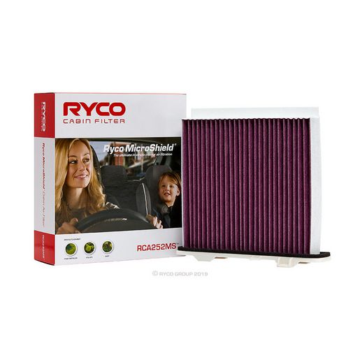 Ryco Filters — Ryco Cabin Air Filter - Microshield — part number RCA252MS