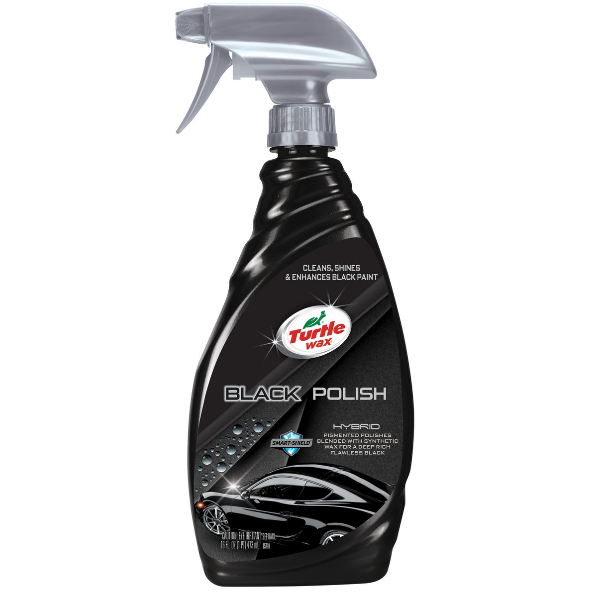 TURTLE WAX — Turtle Wax Hybrid Black Polish 473ml — part number 51028