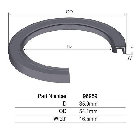Kelpro — OIL SEAL — part number 98959