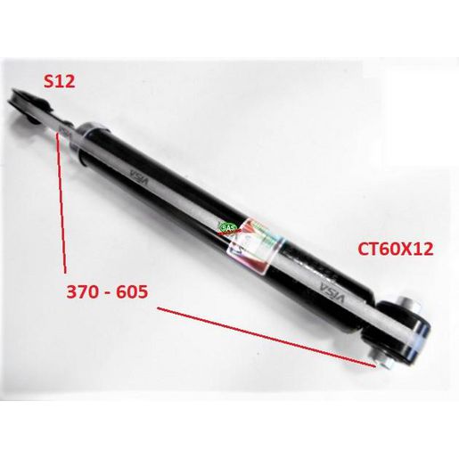 Code9 — SUITS TOYOTA BB 08- REAR TELE SHOCK — part number 9150327