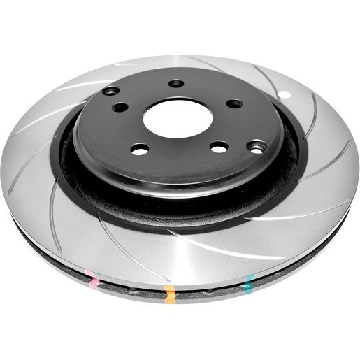 DBA Brakes — DBA Disc Brake Rotor 4000 T3 Curved Slotted Right — part number DBA42031CSR