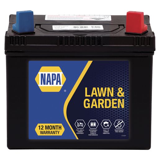 Napa — NAPA Lawn & Garden Battery 197L x 132W x 155Hmm 330CCA 12V — part number U1R MF NAPA