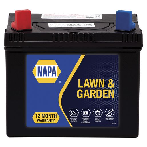 Napa — NAPA Lawn & Garden Battery 197L x 132W x 155Hmm 330CCA 12V — part number U1 MF NAPA