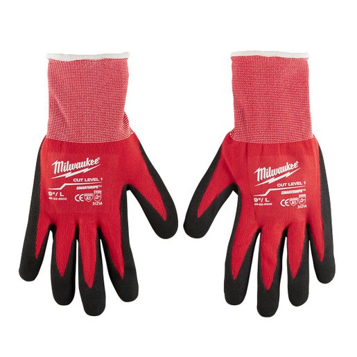 MILWAUKEE — Milwaukee Cut Level 1 Gloves - Medium — part number 48228901