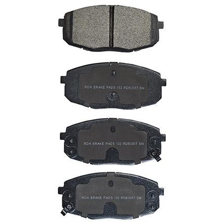 RDA Brakes — RDA GP Max General Purpose Low Metallic Brake Pad Set — part number RDB2017