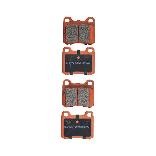 RDA Brakes — RDA GP Max General Purpose Low Metallic Brake Pad Set — part number RDB433