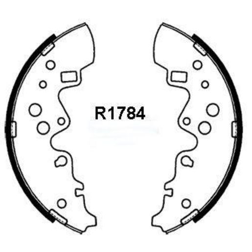 RDA Brakes — RDA Brakes Brake Shoe Set — part number R1784