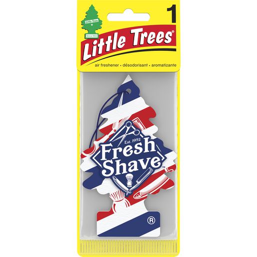LITTLE TREES — Little Trees Car Air Freshener - Fresh Shave Scent — part number U1P-17068