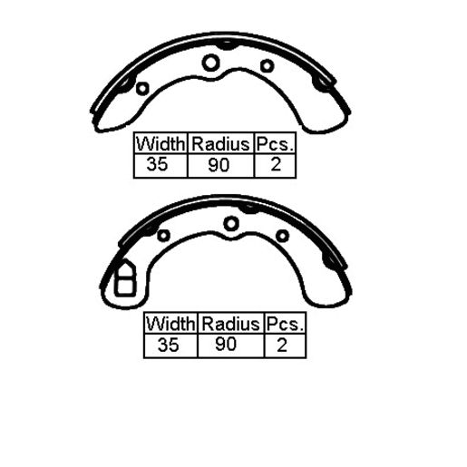 TRW — B/S R Dai Hi Jet   Charade 180 X — part number XK0009 N