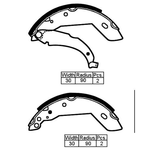 Remsa — B/S CPR 205   306 83- GIRLING 180 — part number XBS777 N