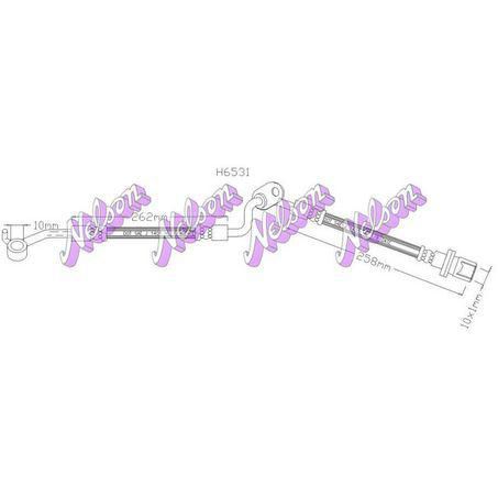 Nelson Stokes — HOSE MAZ 6 03-07 FRH — part number H6531N