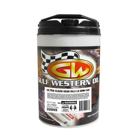 Gulf Western — Gulf Western Ultra Clear Gear Oil 80W-140 - 20L — part number 32055