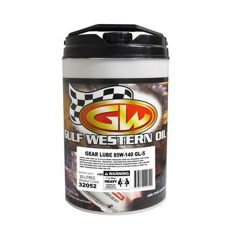 Gulf Western — Gulf Western Gear Lube 85W-140 - 20L — part number 32052