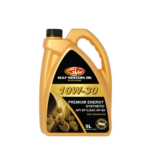 Gulf Western — Gulf Western Premium Energy GF-6A 10W-30 Engine Oil 5L — part number 30532