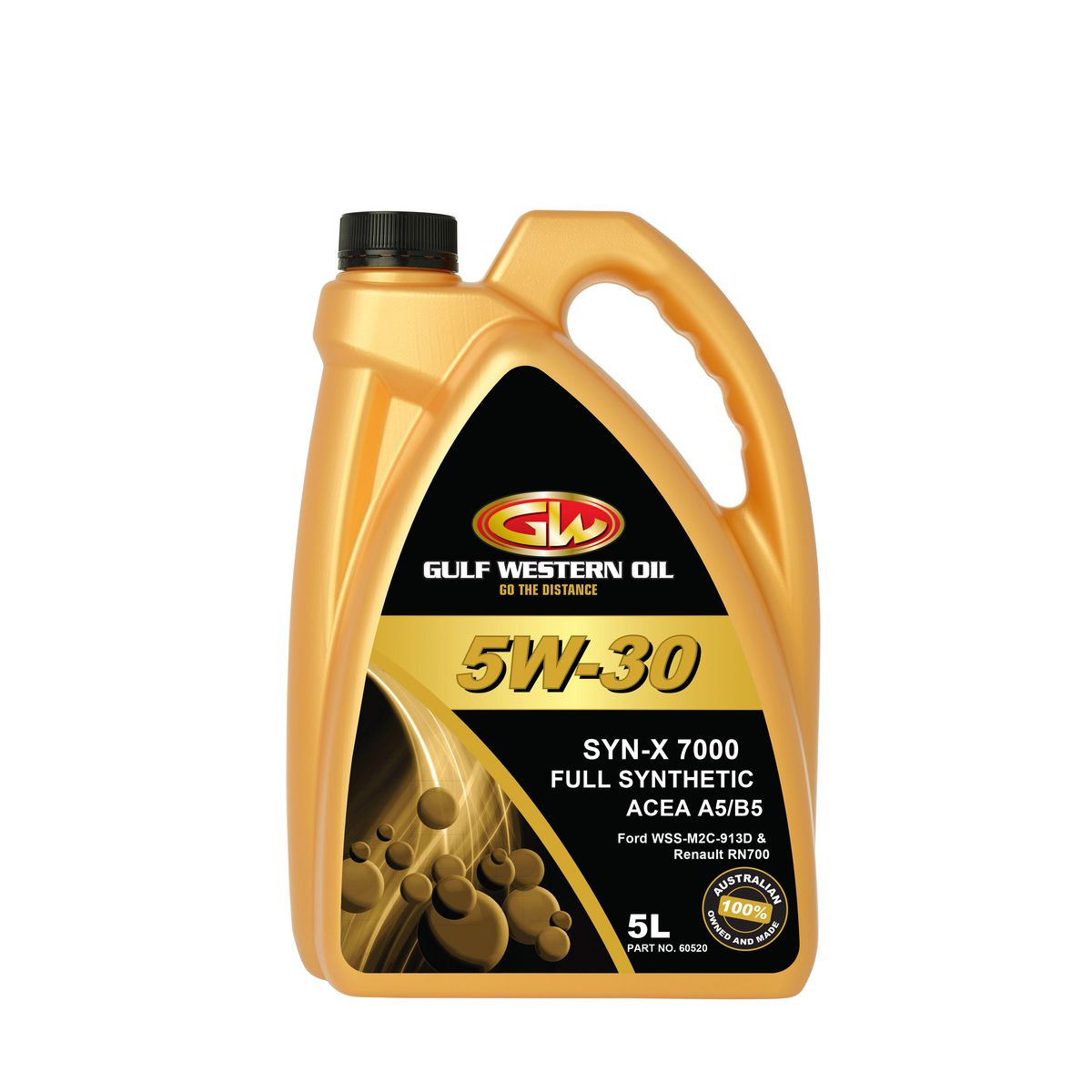 Gulf Western — Gulf Western Syn-X 7000 5W-30 Engine Oil - 5L — part number 60520