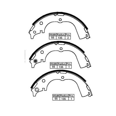 XP — B/S R TOY HI-ACE LH-RZH 90- 270 X — part number XK2317 N