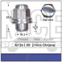 Nice — MAG NUT MITSI — part number NN362C