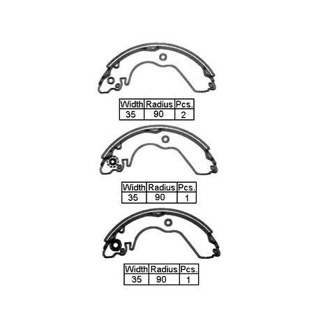 XP — B/S R MIT MIRAGE LANCER 91- 180 X — part number XK6712 N