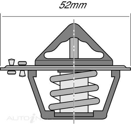 Tridon — Tridon Thermostat Includes Housing & Coolant Sensor - 105 Degrees C — part number TT323-180P