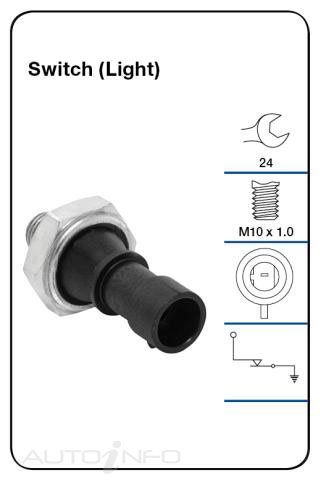 Tridon — Tridon Oil Pressure Switch (Light) — part number TPS138
