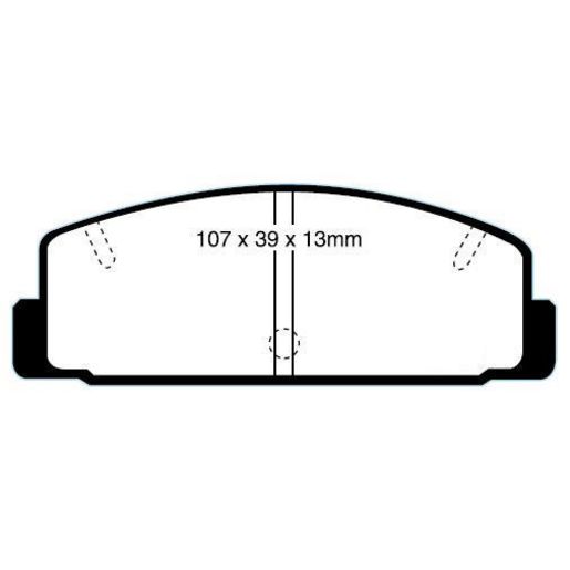 RDA Brakes — RDA Phantom Ceramic Brake Pad Set — part number RDC417